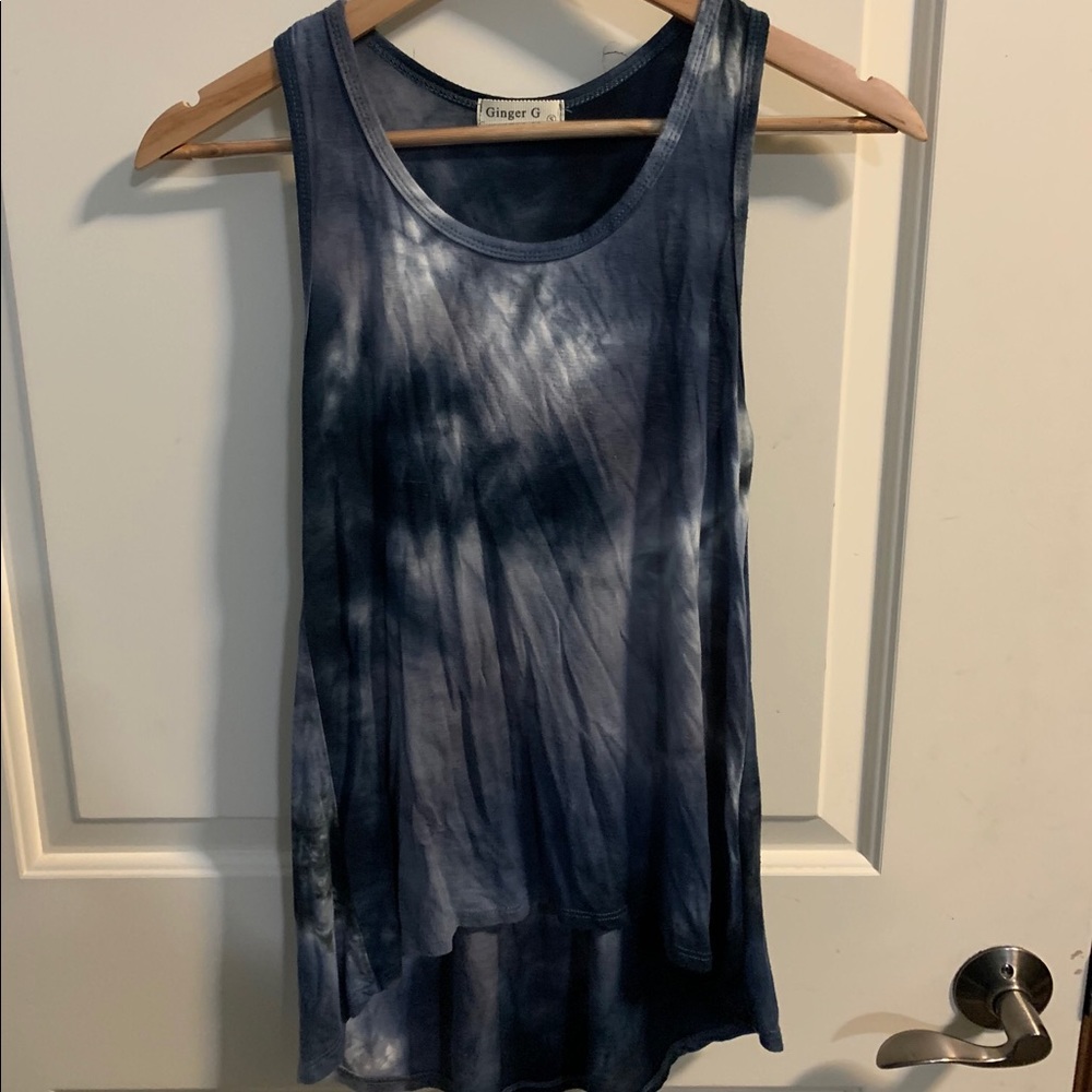 Blue and white Dress